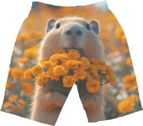 Flower capybara