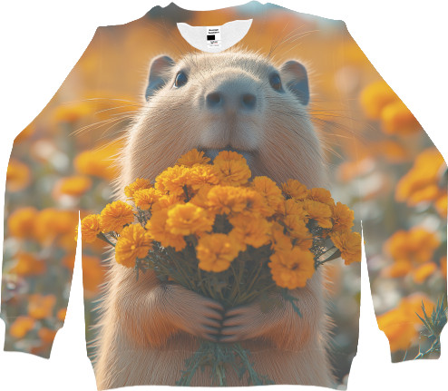 Flower capybara