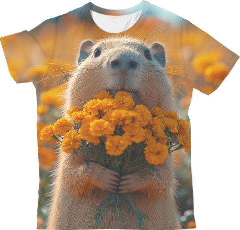 Flower capybara