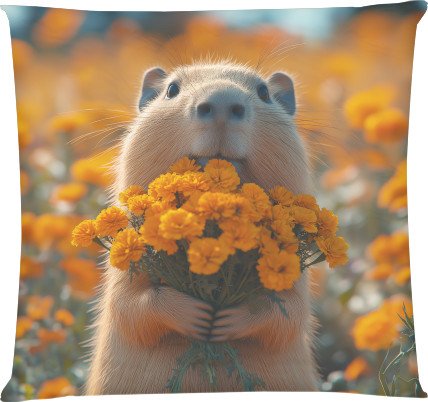 Flower capybara