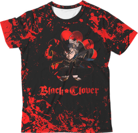 Черный клевер - Man's T-shirt 3D - Black Clover (Черный Клевер) 5 - Mfest