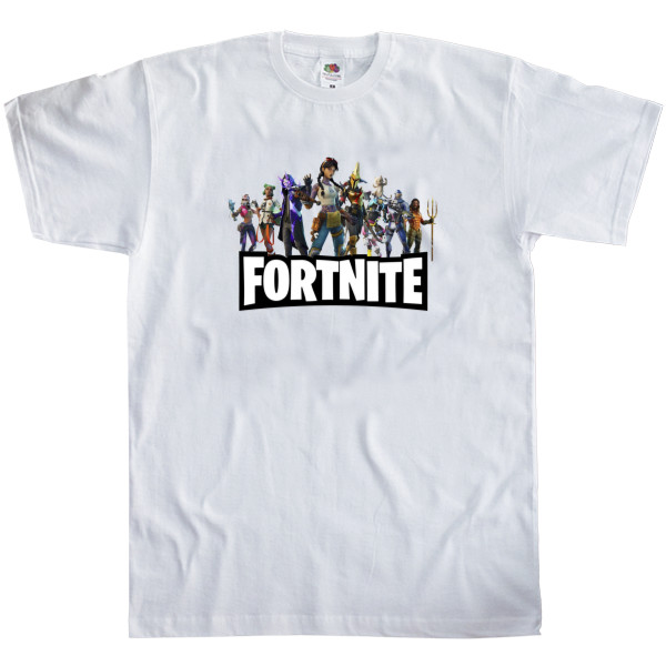 Fortnite - Men's T-Shirt Fruit of the loom - fortnite 3сезон - Mfest