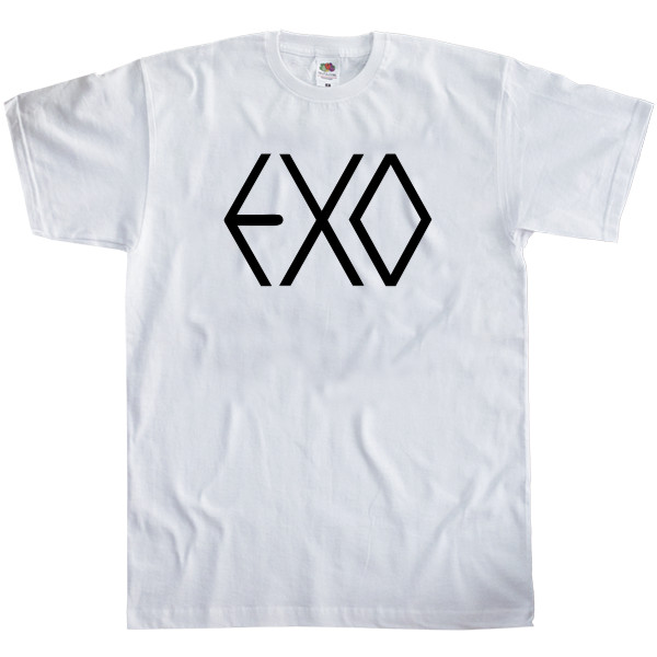 EXO - Men's T-Shirt Fruit of the loom - EXO LOGO 2 - Mfest