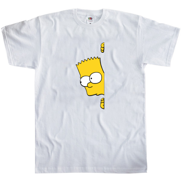 Simpson - Футболка Классика Мужская Fruit of the loom - Bart Simpson 1 - Mfest