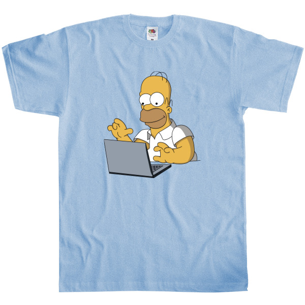Гомер с компьютером