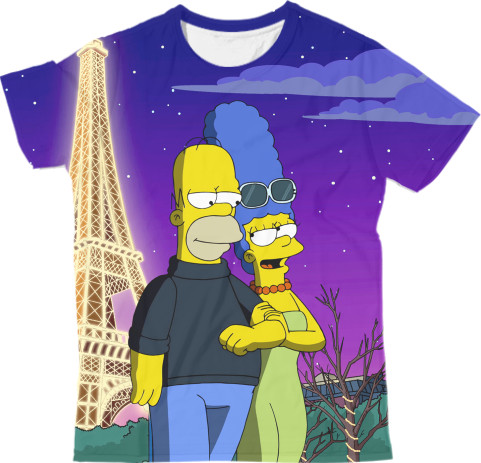 Simpson - Футболка 3D Чоловіча - Simpsons-11 - Mfest