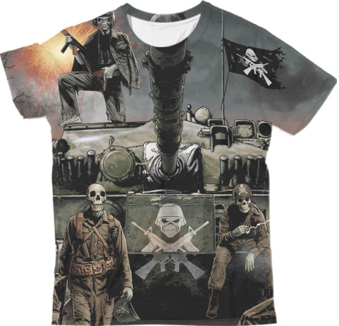 Iron Maiden - Man's T-shirt 3D - Iron Maiden 3 - Mfest
