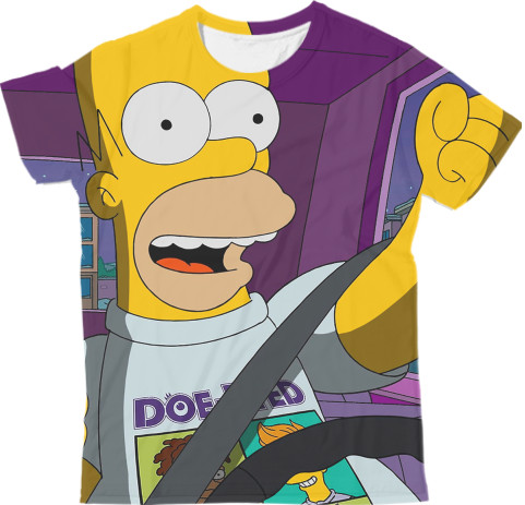 Simpson - Футболка 3D Мужская - Simpsons-3 - Mfest