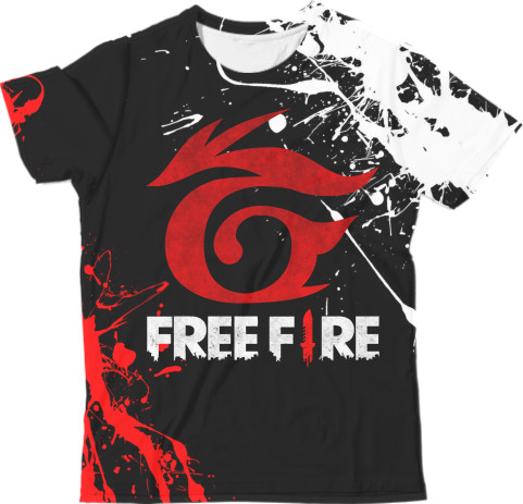 Garena Free Fire - Man's T-shirt 3D - Garena Free Fire [20] - Mfest