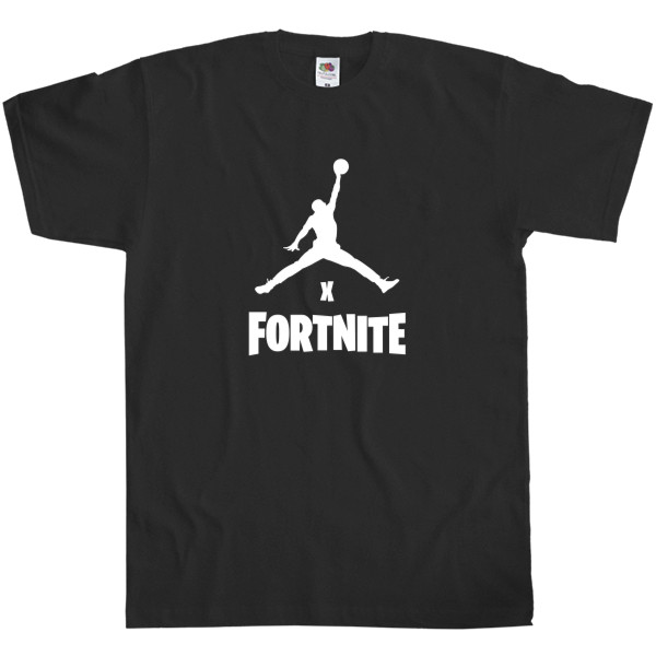 Fortnite - Men's T-Shirt Fruit of the loom - Jordan x Fortnite (2) - Mfest