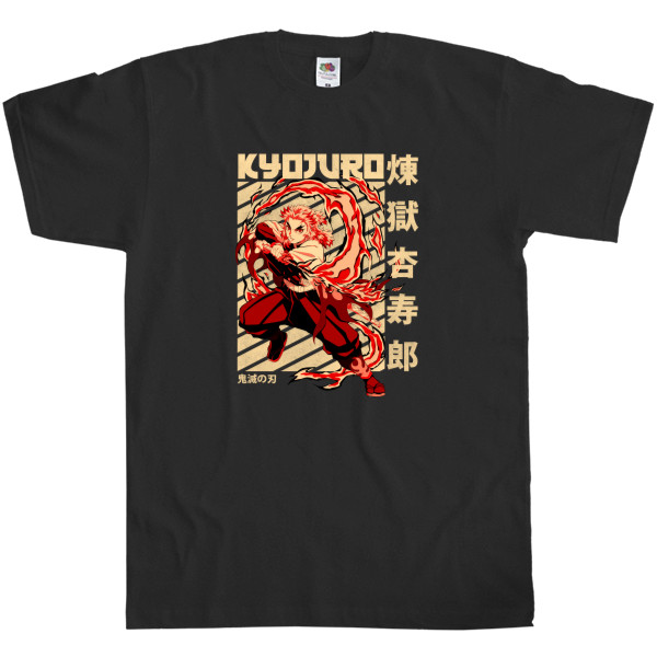 Клинок, рассекающий демонов - Men's T-Shirt Fruit of the loom - Demon Slayer: Kimetsu no Yaiba [21] - Mfest
